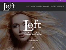 Tablet Screenshot of hairloftinclarksville.com